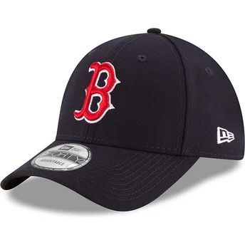 Justerbar marineblå buet kasket 9FORTY The League fra Boston Red Sox MLB fra New Era