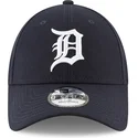kasketter-buet-marinebla-justerbar-rem-9forty-the-league-fra-detroit-tigers-mlb-af-new-era