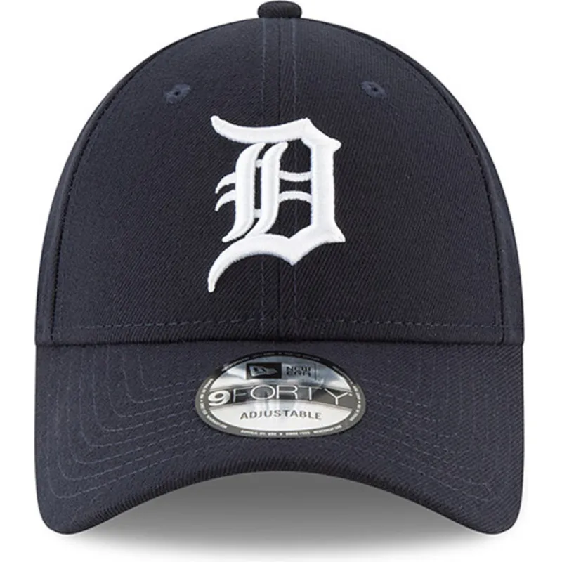 kasketter-buet-marinebla-justerbar-rem-9forty-the-league-fra-detroit-tigers-mlb-af-new-era