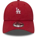 kasketter-buet-rod-justerbar-rem-9forty-shadow-tech-fra-los-angeles-dodgers-mlb-af-new-era