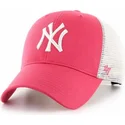 kasketter-buet-rosa-snapback-mvp-flagship-fra-new-york-yankees-mlb-af-47-brand