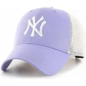 kasketter-buet-violet-snapback-lavanda-mvp-flagship-fra-new-york-yankees-mlb-af-47-brand