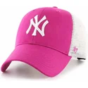 kasketter-buet-rosa-snapback-mvp-flagship-fra-new-york-yankees-mlb-af-47-brand