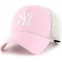 lyserod-mvp-flagship-new-york-yankees-mlb-trucker-kasket-fra-47-brand