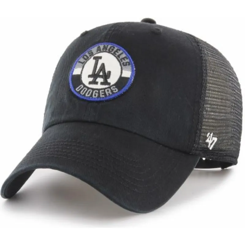 kasketter-buet-sort-snapback-clean-up-porter-fra-los-angeles-dodgers-mlb-af-47-brand