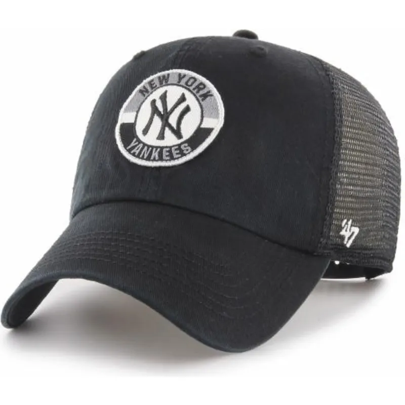 kasketter-buet-sort-snapback-clean-up-porter-fra-new-york-yankees-mlb-af-47-brand