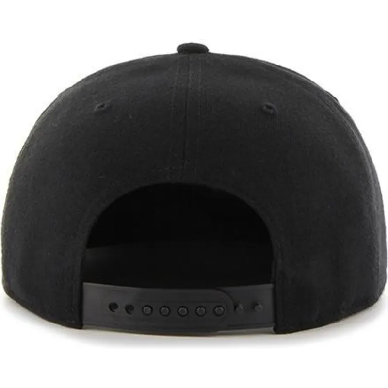 kasketter-flad-sort-snapback-captain-no-shot-fra-los-angeles-kings-nhl-af-47-brand