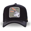 sort-snapback-kasket-med-buet-skygge-bugs-bunny-bun3-looney-tunes-fra-capslab