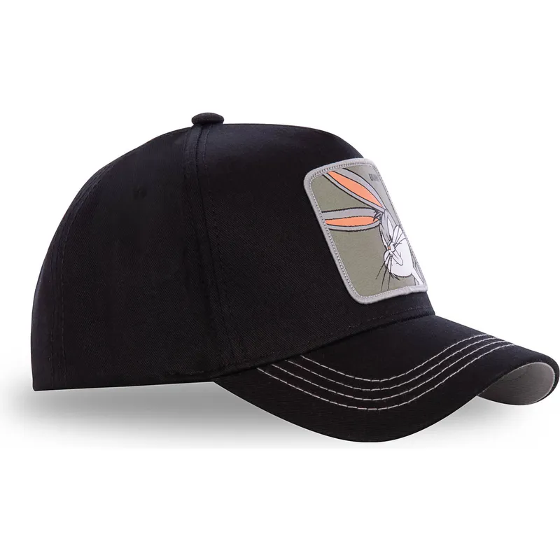 kasketter-buet-sort-snapback-bugs-bunny-looney-tunes-af-capslab