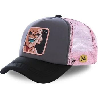 gorra-trucker-gra-og-lyserod-kid-buu-buu3m-dragon-ball-fra-capslab