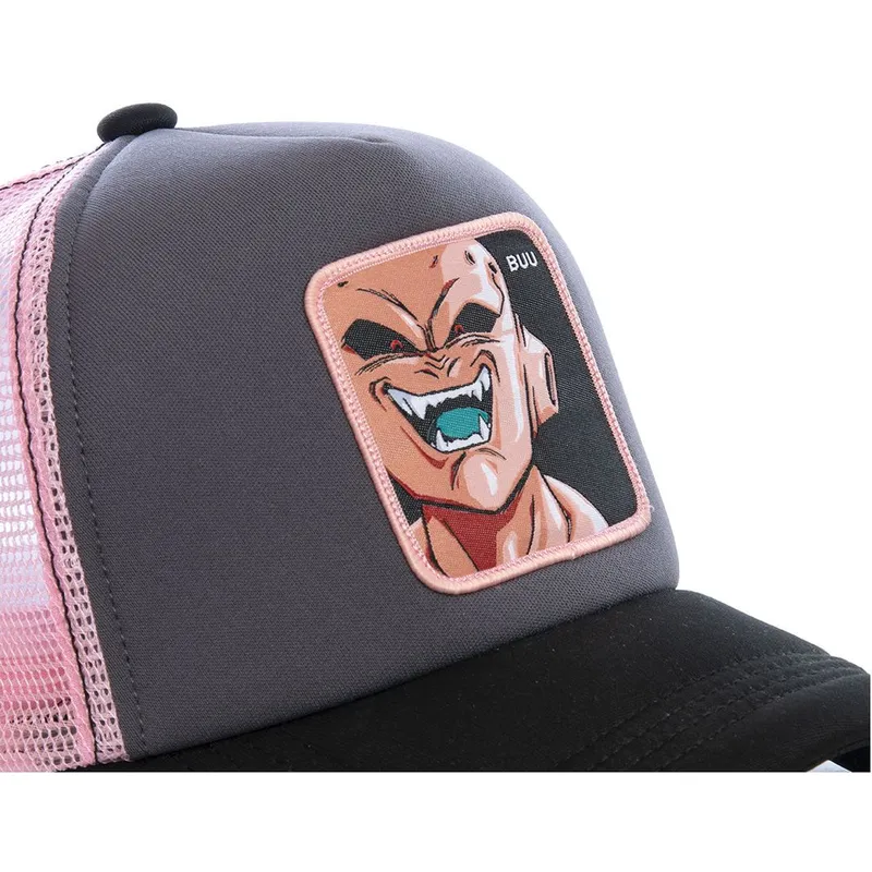 kasketter-buet-gra-snapback-kid-buu-dragon-ball-af-capslab kasketter-buet-gra-snapback-kid-buu-dragon-ball-af-capslab