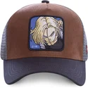 kasketter-buet-brun-snapback-c-18-dragon-ball-af-capslab
