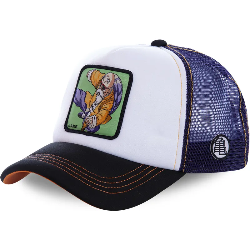 kasketter-buet-hvid-snapback-master-roshi-dragon-ball-af-capslab