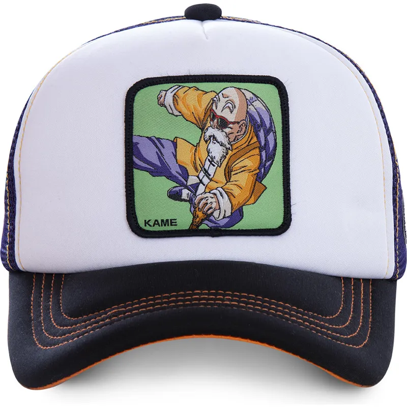 kasketter-buet-hvid-snapback-master-roshi-dragon-ball-af-capslab