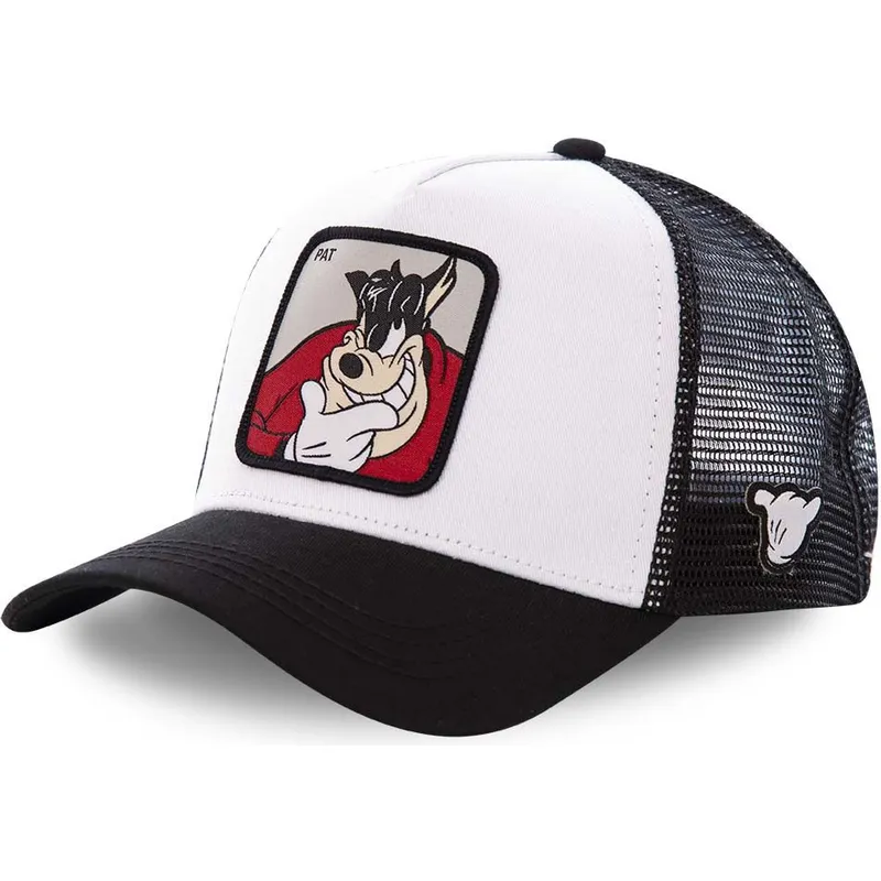 kasketter-buet-hvid-snapback-pete-pata-palo-disney-af-capslab