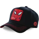 kasketter-buet-sort-snapback-spider-man-marvel-comics-af-capslab