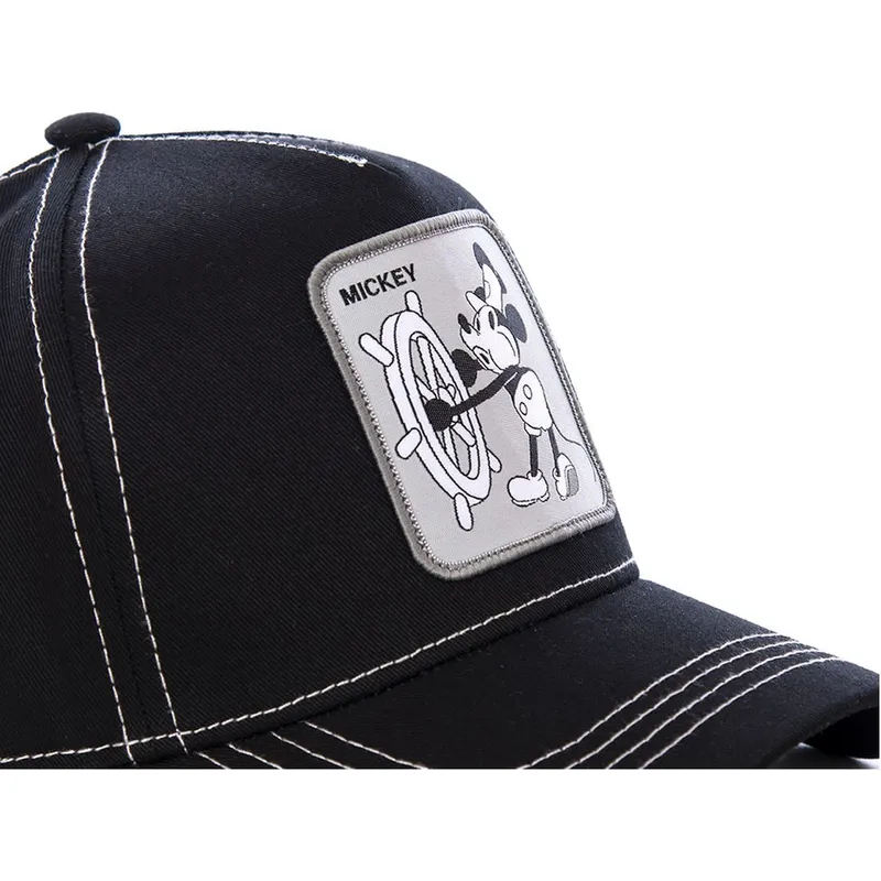 kasketter-buet-sort-snapback-mickey-mouse-disney-af-capslab