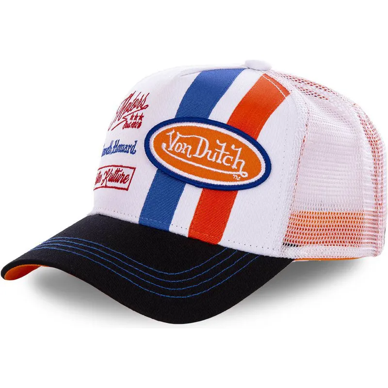 kasketter-buet-hvid-snapback-af-von-dutch