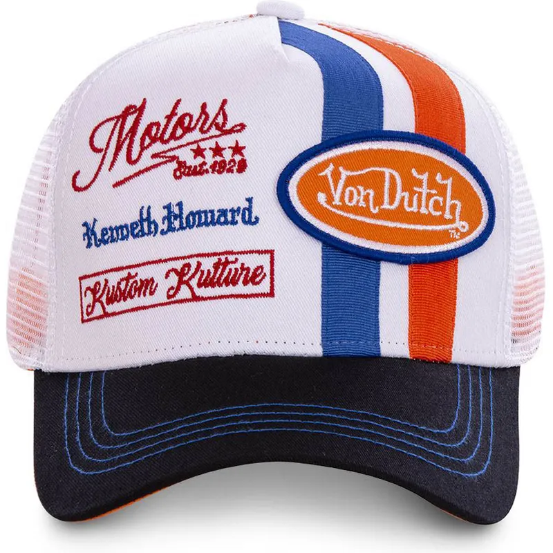 kasketter-buet-hvid-snapback-af-von-dutch