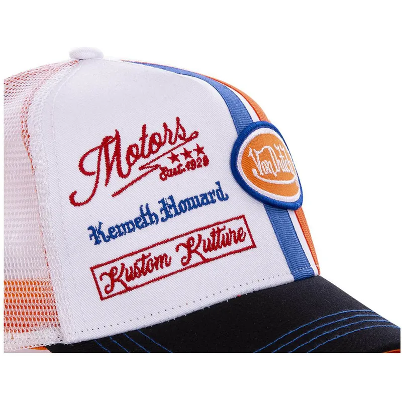 kasketter-buet-hvid-snapback-af-von-dutch