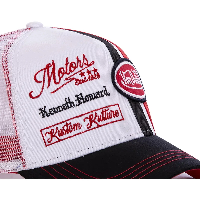 kasketter-buet-hvid-snapback-af-von-dutch