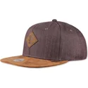 kasketter-flad-brun-snapback-af-djinns