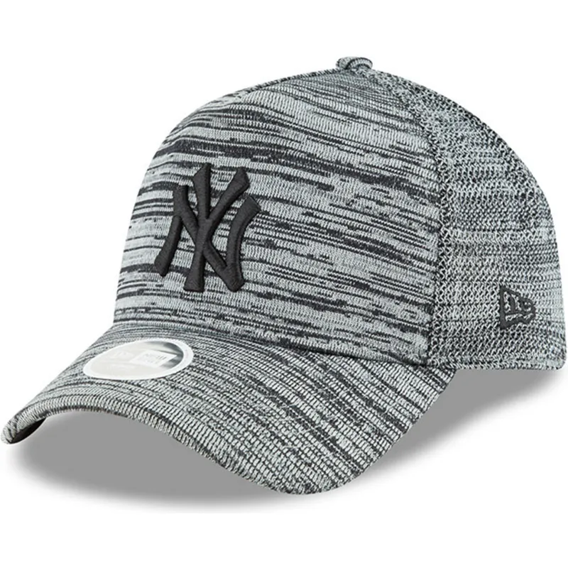 kasketter-buet-gra-snapback-ajustable-negro-9forty-engineered-fit-fra-new-york-yankees-mlb-af-new-era