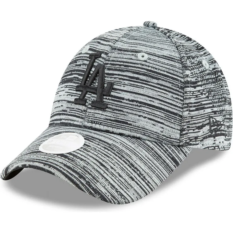 kasketter-buet-gra-justerbar-rem-negro-9forty-engineered-fit-fra-los-angeles-dodgers-mlb-af-new-era