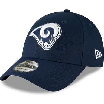 justerbar-bla-buet-kasket-9forty-the-league-los-angeles-rams-nfl-fra-new-era
