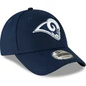 justerbar-bla-buet-kasket-9forty-the-league-los-angeles-rams-nfl-fra-new-era