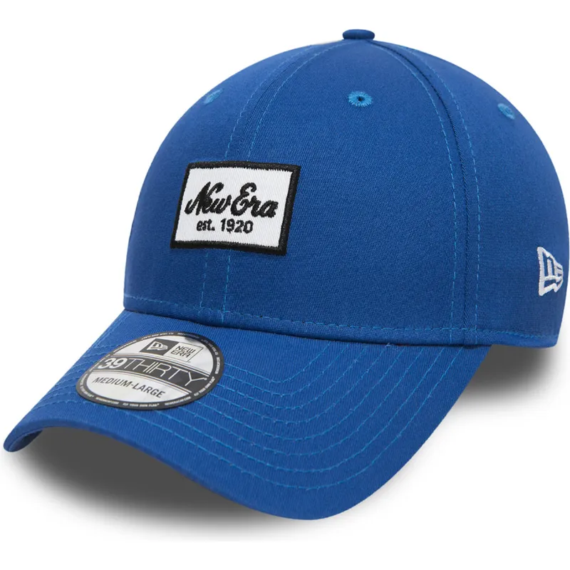 new-era-39thirty-seasonal-script-patch-bla-buet-tilpasset-kasket-til-drenge