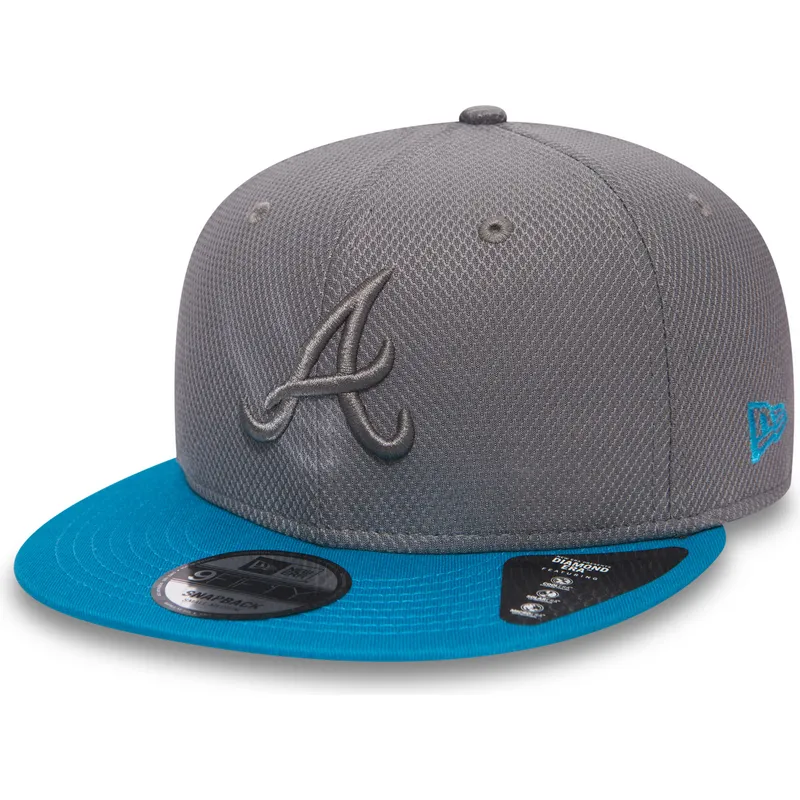 kasketter-flad-gra-snapback-9fifty-essential-diamond-era-fra-atlanta-braves-mlb-af-new-era kasketter-flad-gra-snapback-9fifty-essential-diamond-era-fra-atlanta-braves-mlb-af-new-era