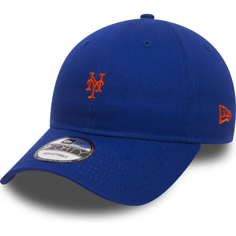 new-era-new-york-mets-mlb-9forty-team-mini-logo-justerbar-bla-bojet-skygge-kasket