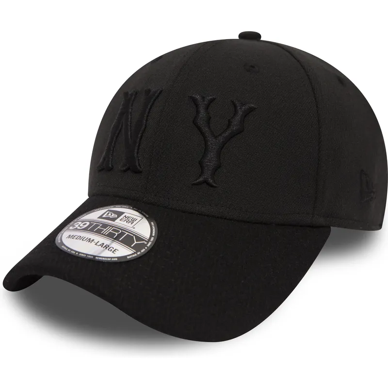 sort-justerbar-buet-kasket-med-sort-logo-39thirty-club-coop-fra-new-york-highlanders-mlb-af-new-era
