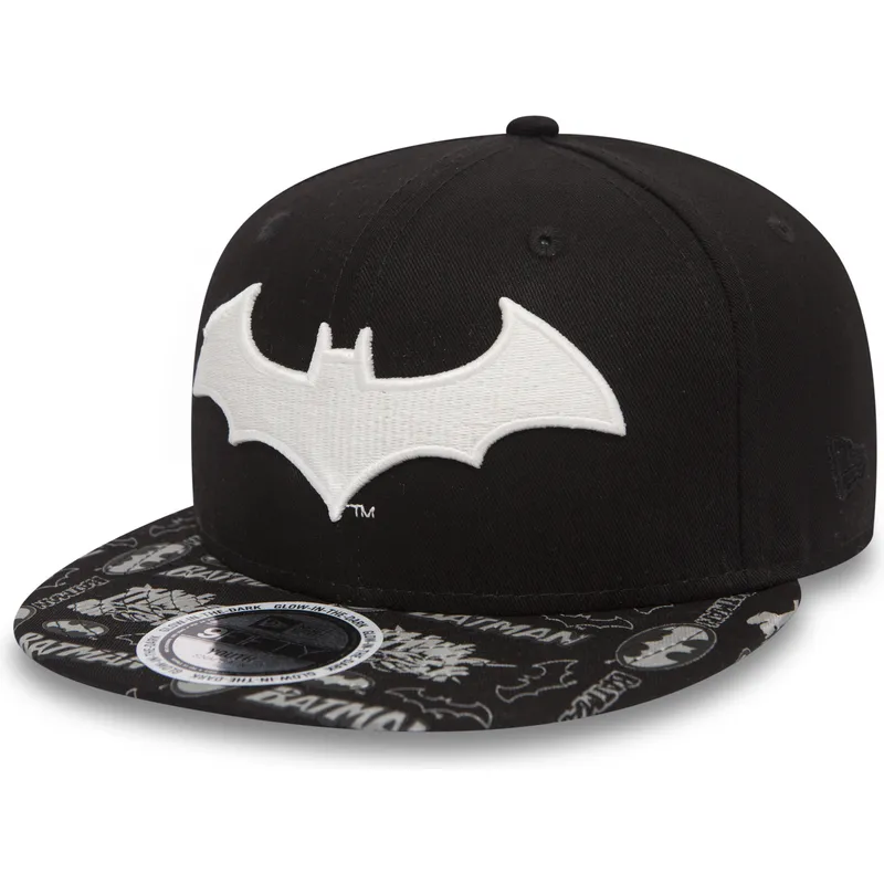 kasketter-flad-sort-snapback-til-barn-9fifty-gitd-fra-batman-warner-bros-af-new-era