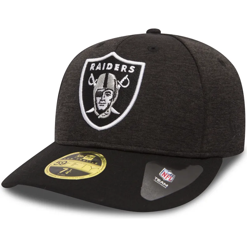 kasketter-flad-sten-tilpasset-59fifty-low-profile-shadow-tech-fra-las-vegas-raiders-nfl-af-new-era