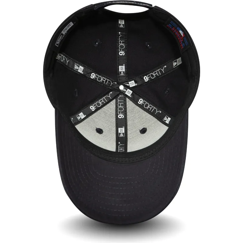 kasketter-buet-sort-justerbar-rem-til-barn-velcro-9forty-essential-fra-new-york-yankees-mlb-af-new-era kasketter-buet-sort-justerbar-rem-til-barn-velcro-9forty-essential-fra-new-york-yankees-mlb-af-new-era