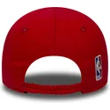 kasketter-buet-rod-justerbar-rem-til-barn-9forty-essential-fra-chicago-bulls-nba-af-new-era