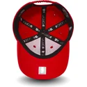 kasketter-buet-rod-justerbar-rem-til-barn-9forty-essential-fra-chicago-bulls-nba-af-new-era