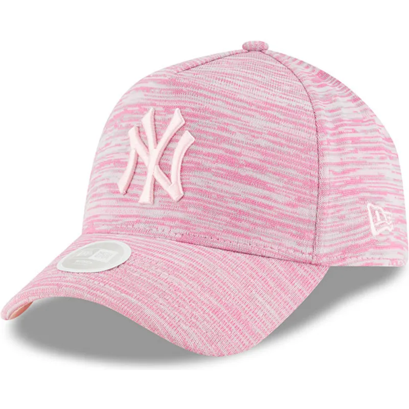 kasketter-buet-rosa-snapback-ajustable-9forty-a-frame-engineered-fit-fra-new-york-yankees-mlb-af-new-era