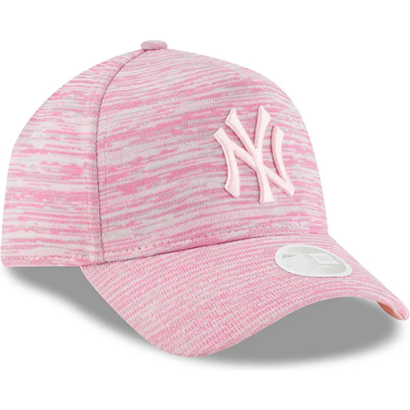 kasketter-buet-rosa-snapback-ajustable-9forty-a-frame-engineered-fit-fra-new-york-yankees-mlb-af-new-era
