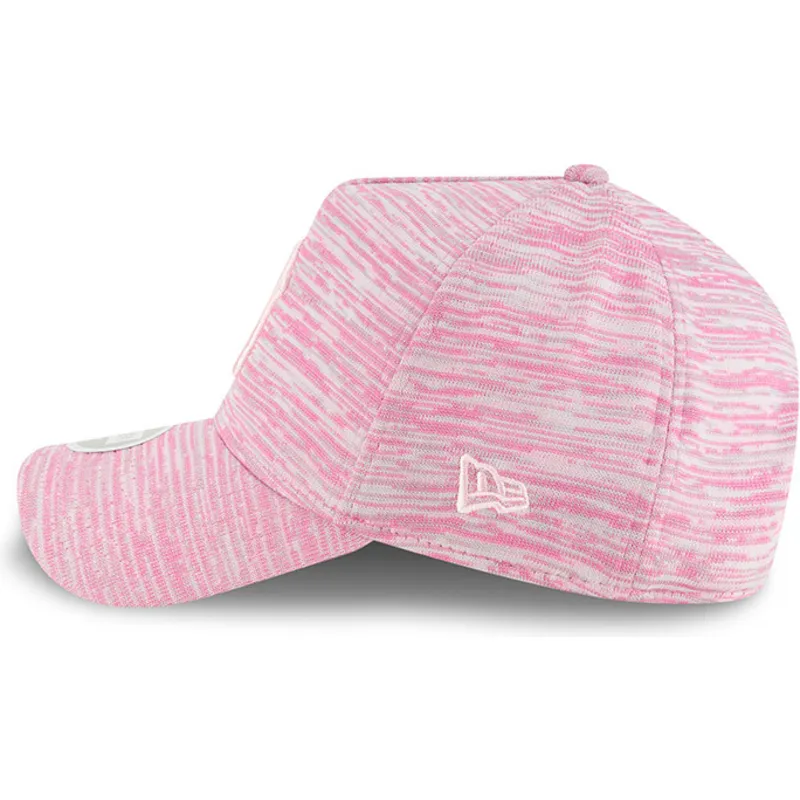 kasketter-buet-rosa-snapback-ajustable-9forty-a-frame-engineered-fit-fra-new-york-yankees-mlb-af-new-era