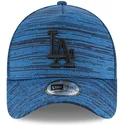 los-angeles-dodgers-mlb-new-era-9forty-a-frame-engineered-fit-justerbar-bla-kasket-med-sort-logo