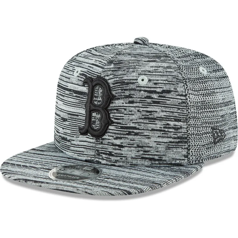 kasketter-flad-gra-snapback-negro-9fifty-engineered-fit-fra-boston-red-sox-mlb-af-new-era