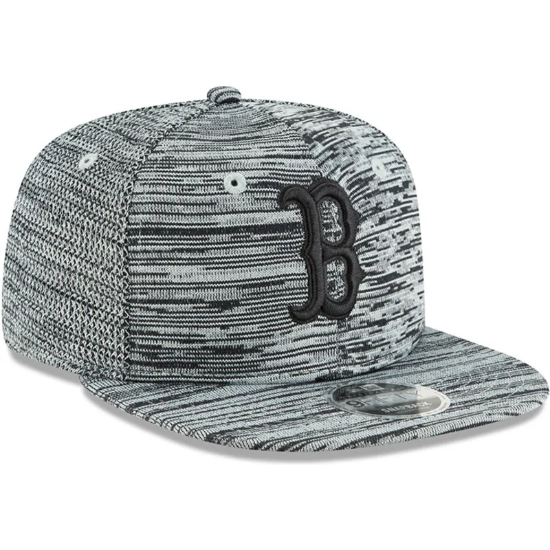 kasketter-flad-gra-snapback-negro-9fifty-engineered-fit-fra-boston-red-sox-mlb-af-new-era