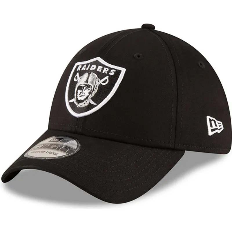 kasketter-buet-sort-tilpasset-39thirty-base-fra-las-vegas-raiders-nfl-af-new-era