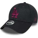 kasketter-buet-gra-justerbar-rem-rosa-9forty-essential-jersey-fra-los-angeles-dodgers-mlb-af-new-era