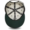 kasketter-flad-hvid-justerbar-rem-9fifty-low-profile-flannel-fra-cleveland-indians-mlb-af-new-era