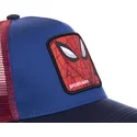 kasketter-buet-bla-snapback-spider-man-marvel-comics-af-capslab