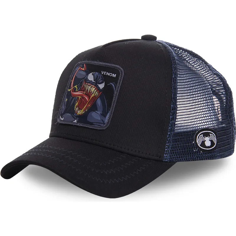 kasketter-buet-sort-snapback-venom-marvel-comics-af-capslab kasketter-buet-sort-snapback-venom-marvel-comics-af-capslab